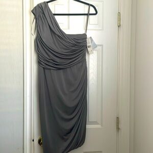 One shoulder drape dress size 16